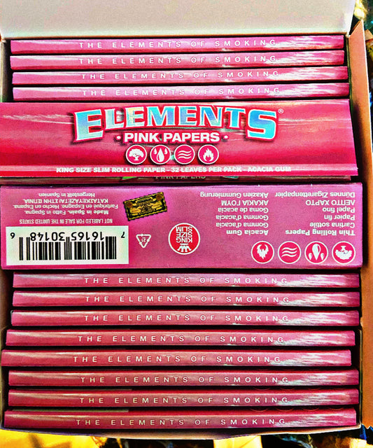 Elements Pink Papers Sets Of 5